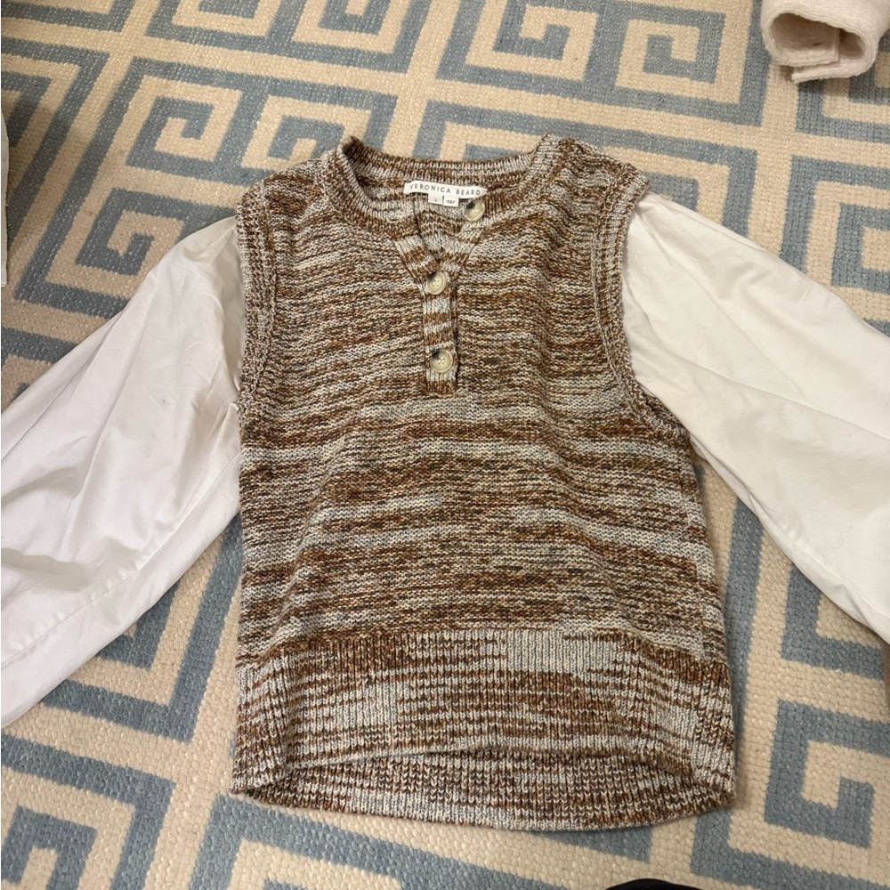 Veronica Beard Multitone Knit Sweater - image 2